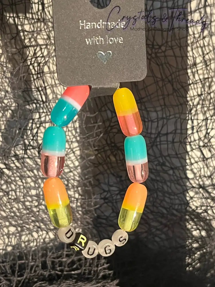 Pill Drugs Bracelet Jewlery