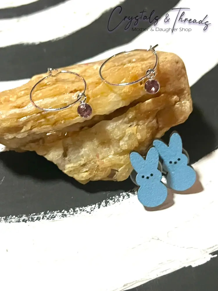Stud Bunny & Drop Earring Set Jewlery