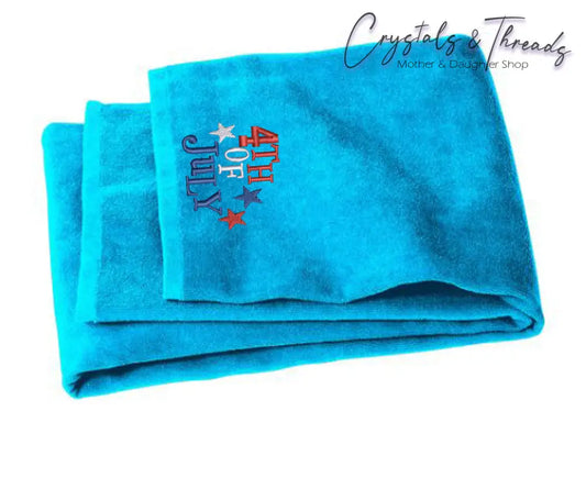 4Th Of July Star Towel