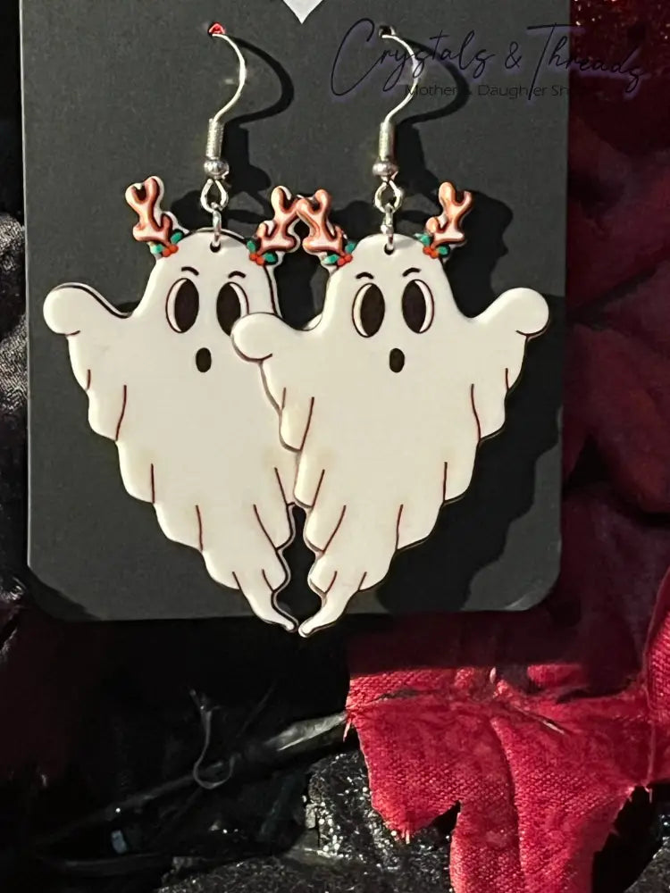 Christmas Ghost Earrings Jewlery