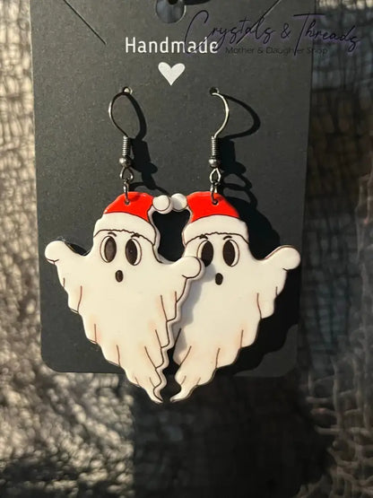 Christmas Ghost Earrings Jewlery