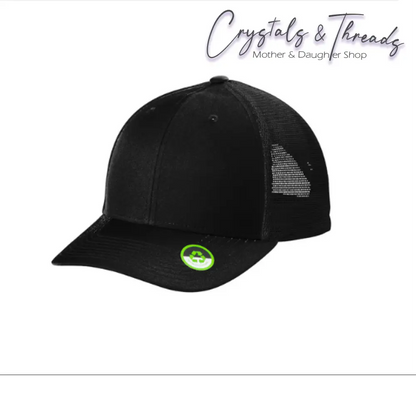 Crossed Canes Logo Trucker Hat (Can Mix / Match Hat Colors) Black Quantity 1-5 Each