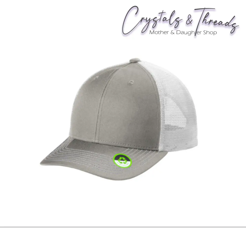 Crossed Canes Logo Trucker Hat (Can Mix / Match Hat Colors) Smoke Grey White Quantity 1-5 Each