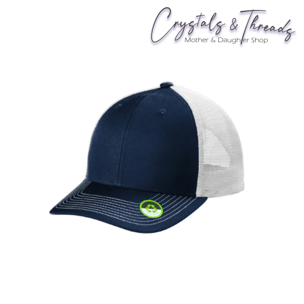 Crossed Canes Logo Trucker Hat (Can Mix / Match Hat Colors) True Navy White Quantity 1-5 Each