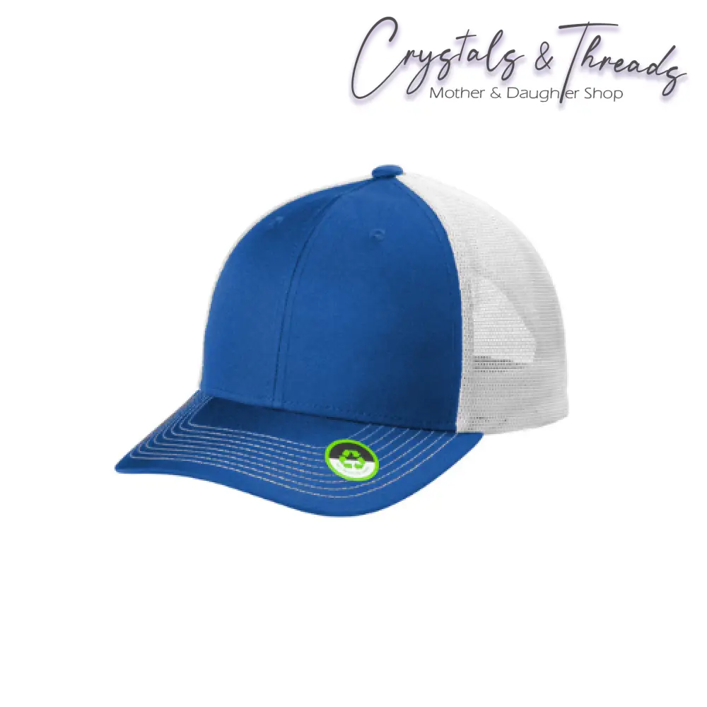 Crossed Canes Logo Trucker Hat (Can Mix / Match Hat Colors) True Royal White Quantity 1-5 Each