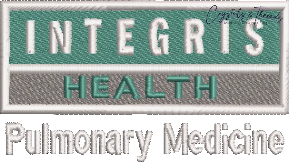 Integris Health Pulmonary Medicine Embroidery Design