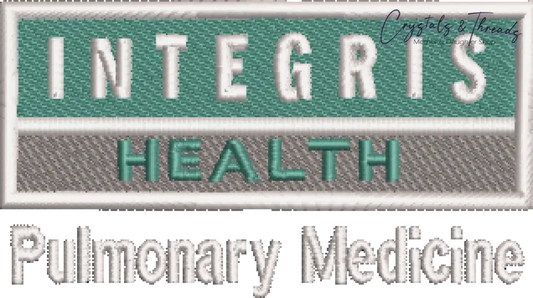 Integris Health Pulmonary Medicine Embroidery Design