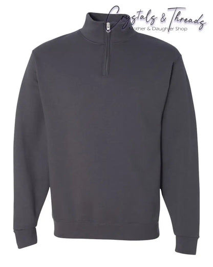 Jerzees - Nublend® Cadet Collar Quarter-Zip Sweatshirt 995M In Variation Of Colors Quarter Zip